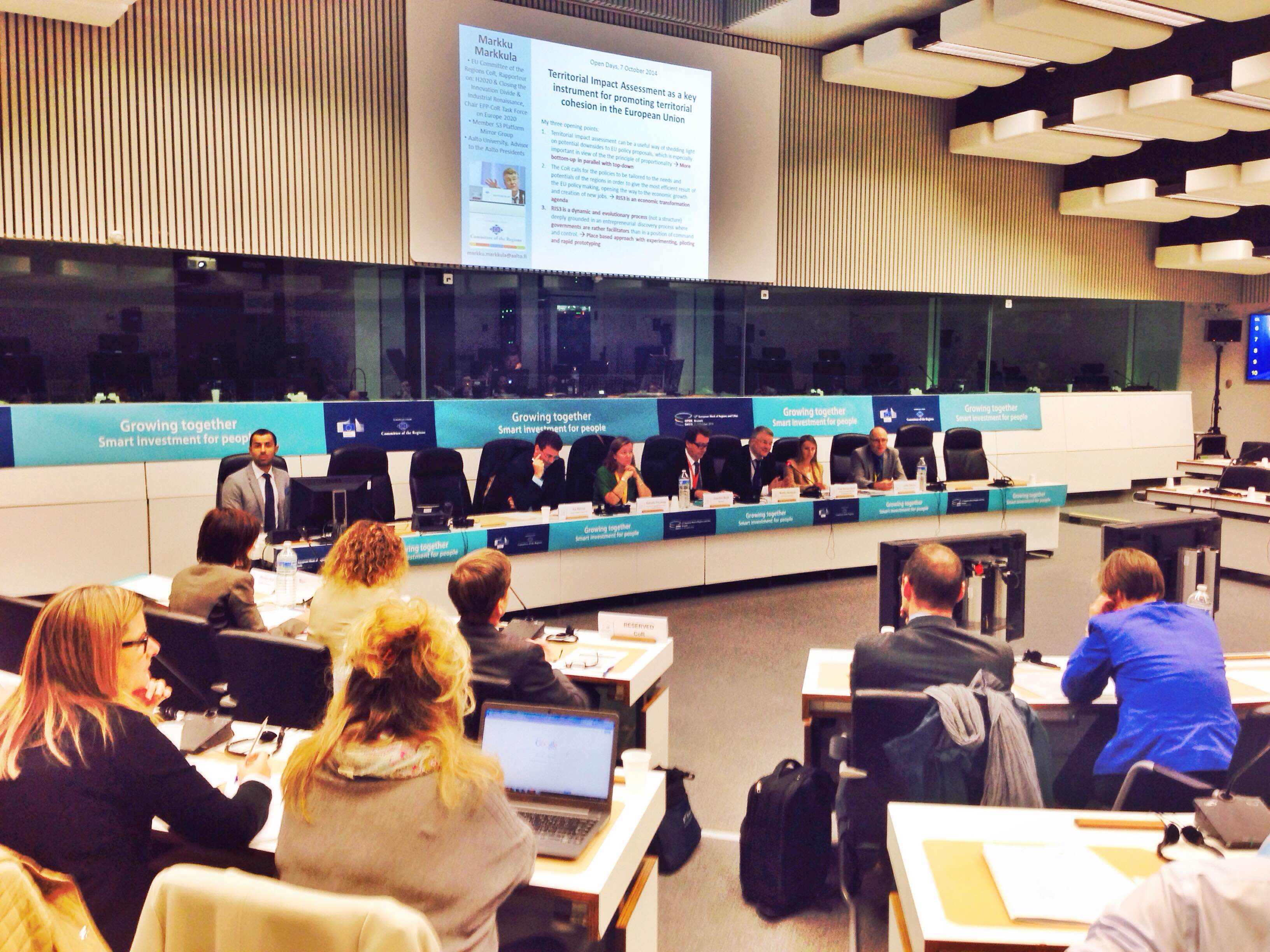 OPEN DAYS 2014: Territorial Impact Assessment as a Key Instrument for Promoting Territorial Cohesion in the European Union